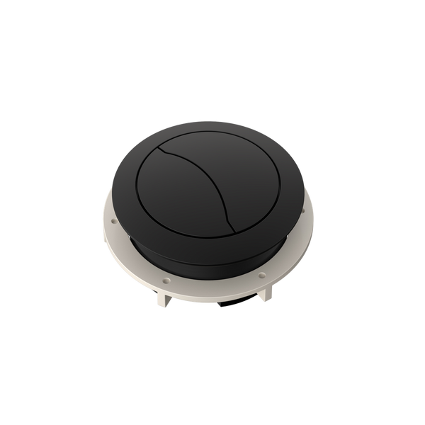 Caroma Cistern Flush Button Black