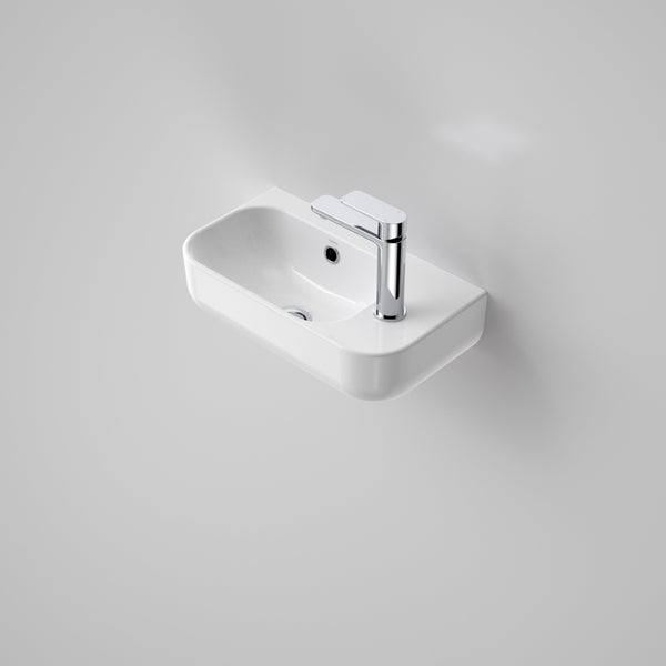 Caroma Luna Hand Wall Basin with 1 Tap Hole
