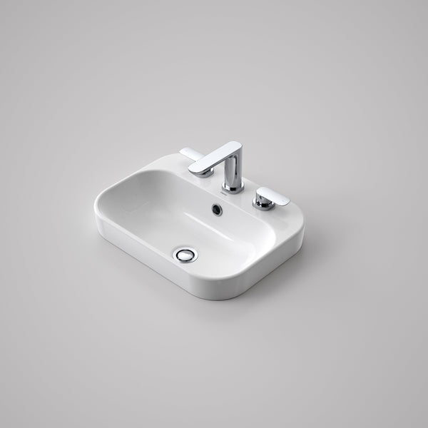 Caroma Luna Inset Basin with 3 Tap Holes