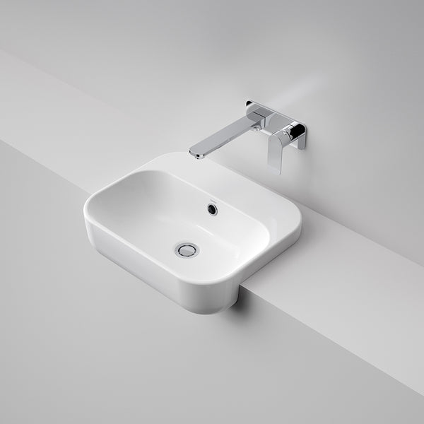 Caroma Luna Semi Recessed Basin No Taphole