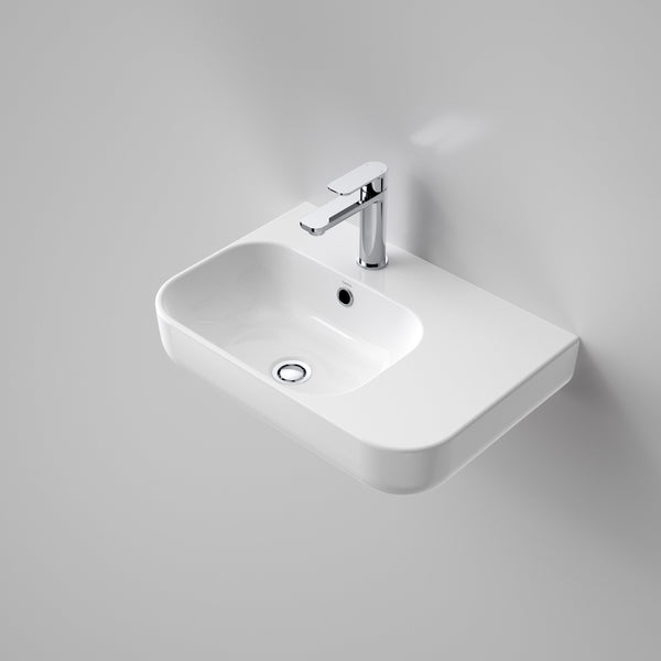 Caroma Luna Shelf Wall Basin with 1 Tap Hole