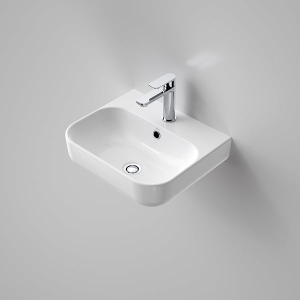 Caroma Luna Wall Basin with 1 Tap Hole