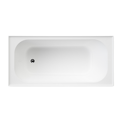 Caroma Luna 1525 Four Tile Flange Bath White