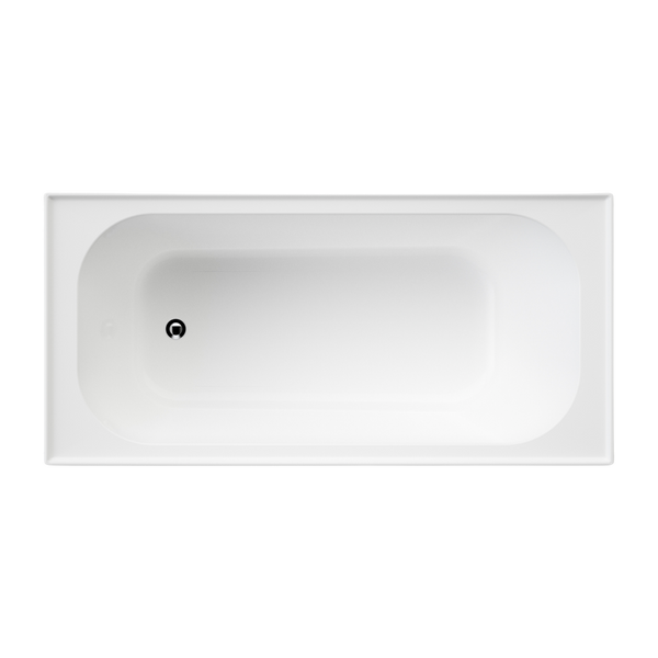 Caroma Luna 1525 Four Tile Flange Bath White