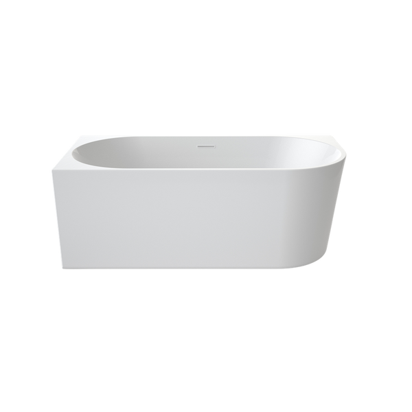 Caroma Urbane II Back To Corner Bath Left Hand Side 1500 Overflow White