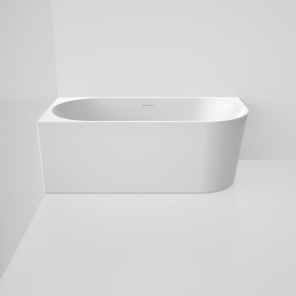 Caroma Urbane II Back To Corner Bath Left Hand Side 1500 Overflow White
