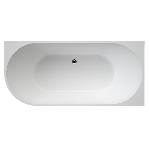 Caroma Urbane II Back To Corner Bath Right Hand Side 1700 Overflow White