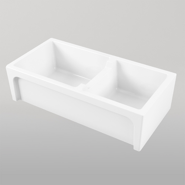 Chambord Charles Bowl And Three Quarter Fireclay White