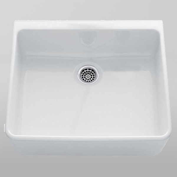 Chambord Clotaire Small Single Bowl Fireclay White