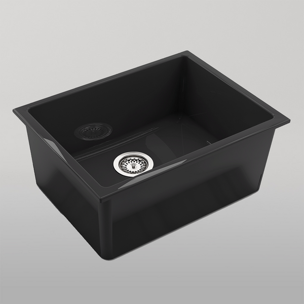 Chambord Constance Large Bowl 610 Fireclay Black