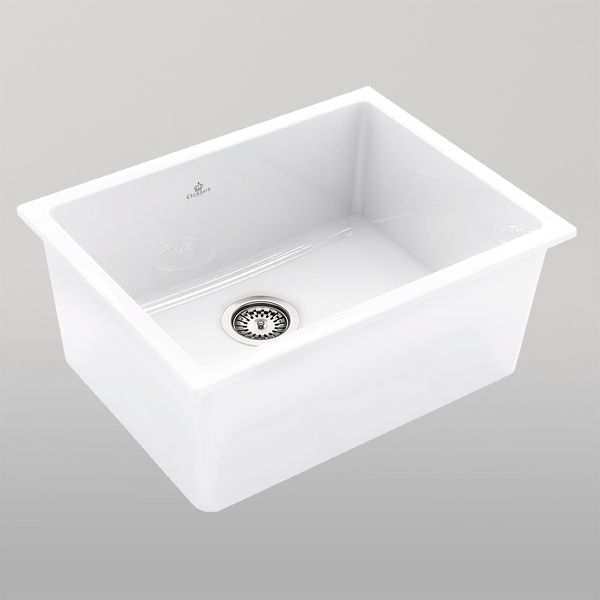 Chambord Constance Large Bowl 610 Fireclay White