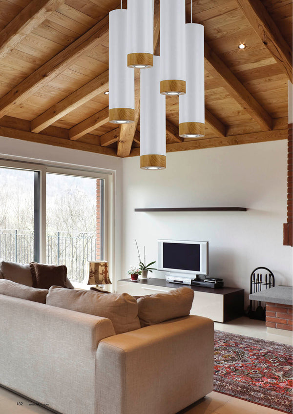 Telbix Dakota Pendant White Oak