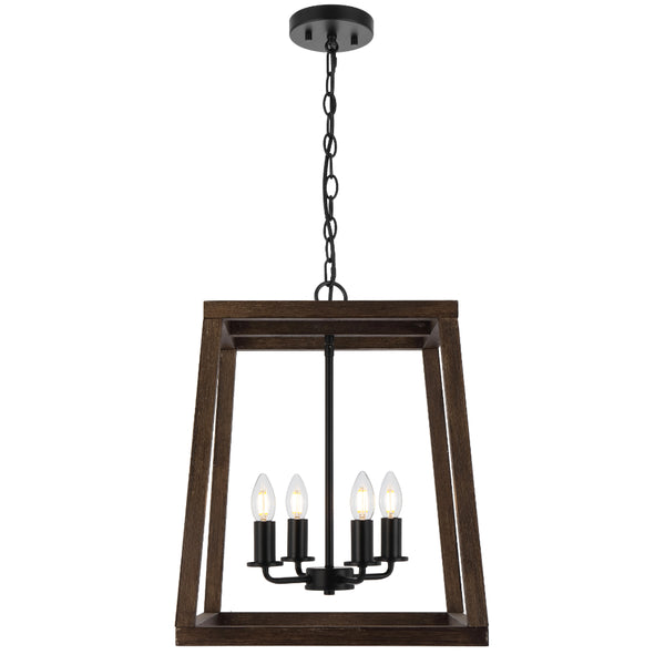 Telbix Dalton 4 Light Pendant Black