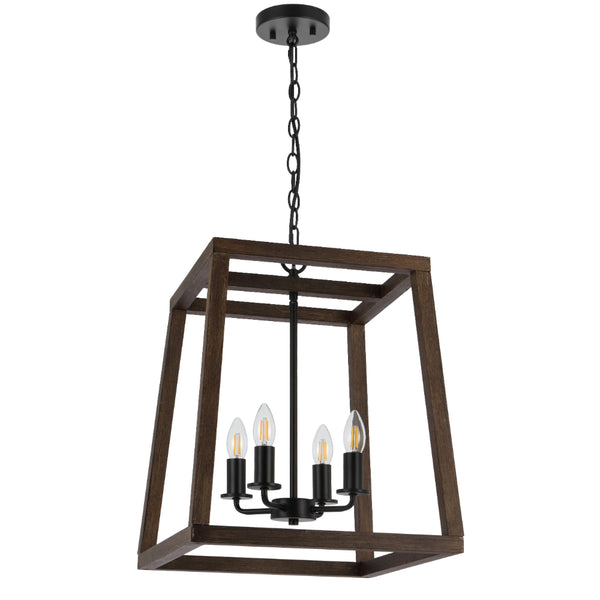 Telbix Dalton 4 Light Pendant Black