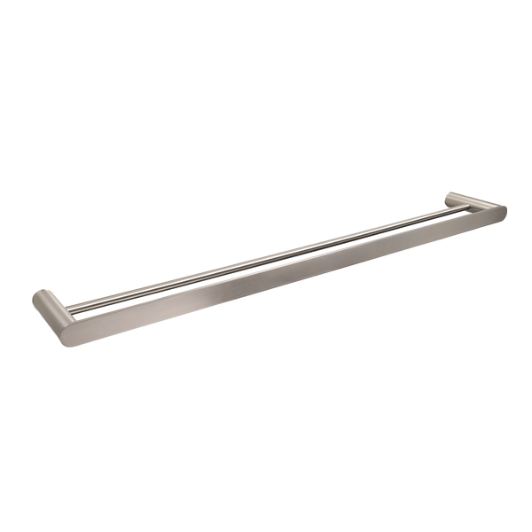 Alma Ascari Brushed Nickel 800 Double Towel Rail