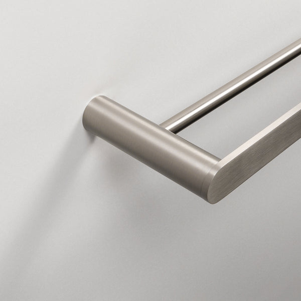 Alma Ascari Brushed Nickel 800 Double Towel Rail