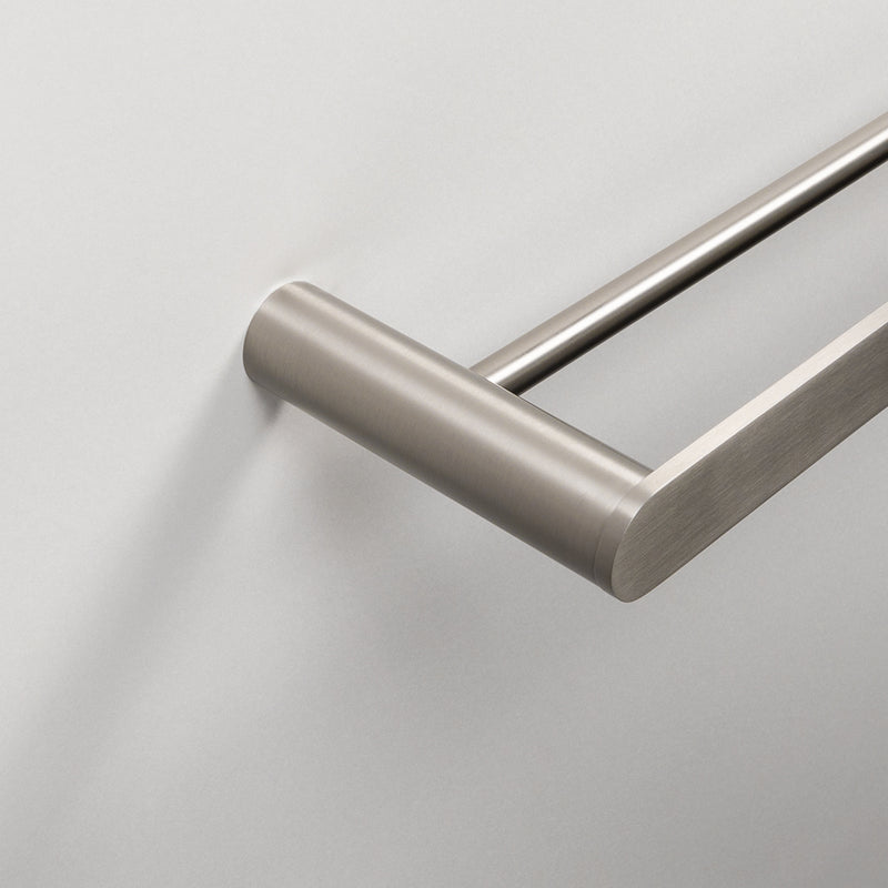 Ascari Brushed Nickel 800 Double Towel Rail