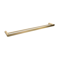 Alma Ascari Brushed Brass Gold 800 Double Towel Rail