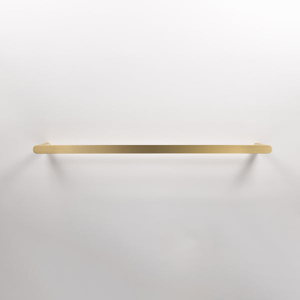 Alma Ascari Brushed Brass Gold 800 Double Towel Rail