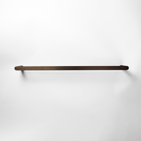 Alma Ascari Brushed Vintage Antique Brass 800 Double Towel Rail