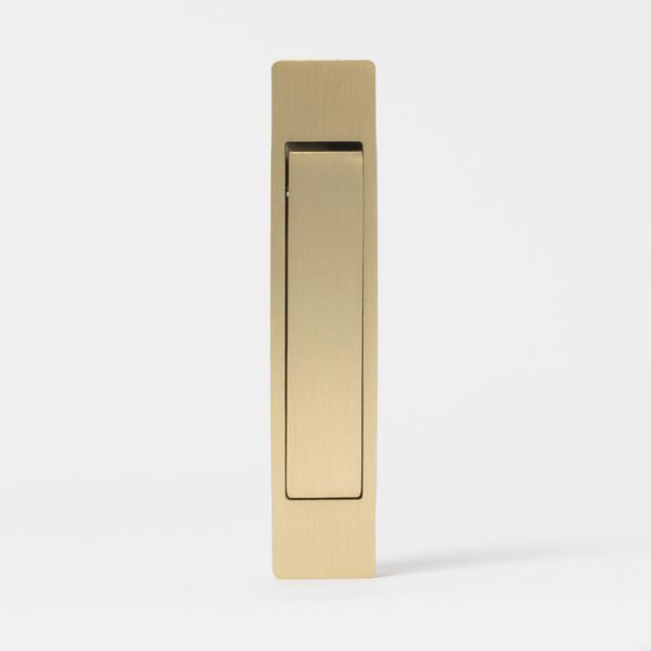 Alma Hazel Concealed Hook Pull Handle Brushed Brass Gold