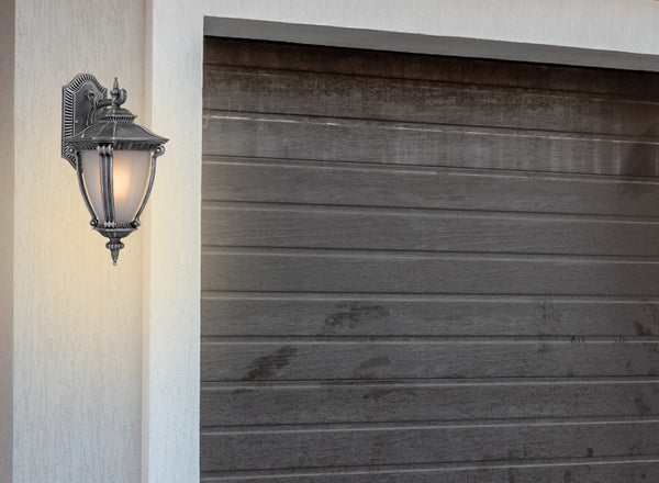 Telbix Delfino Exterior Wall Light Silver