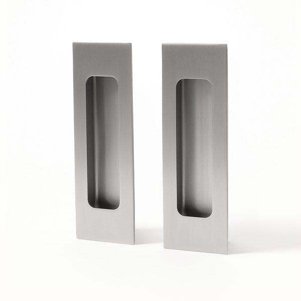 Alma Sachi Square Flush Pull Brushed Nickel