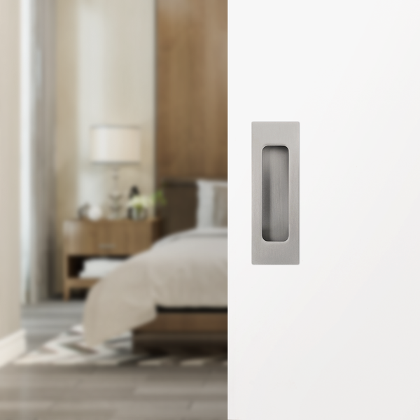 Alma Sachi Square Flush Pull Brushed Nickel