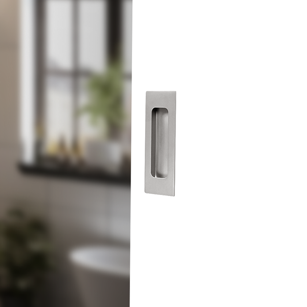 Alma Sachi Square Flush Pull Brushed Nickel