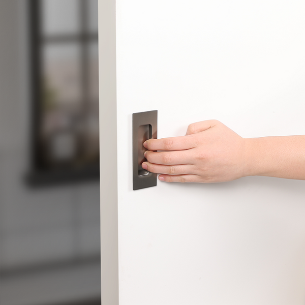 Alma Sachi Square Flush Pull Brushed Nickel