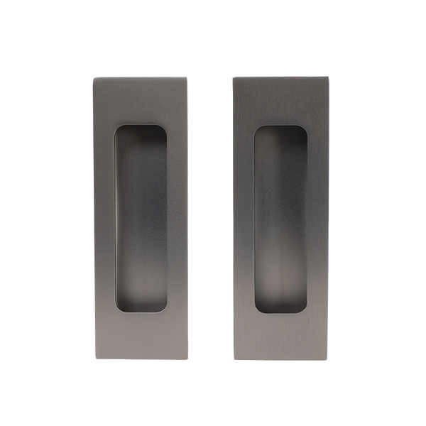 Alma Sachi Square Flush Pull Brushed Gunmetal