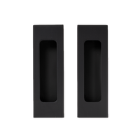 Alma Sachi Square Flush Pull Matte Black