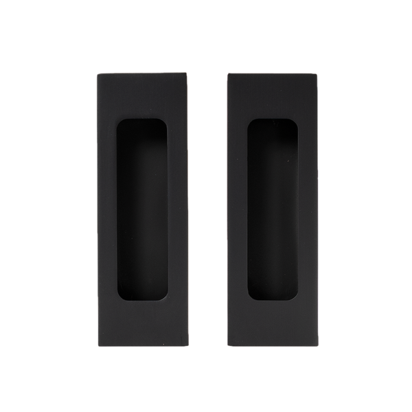 Alma Sachi Square Flush Pull Matte Black