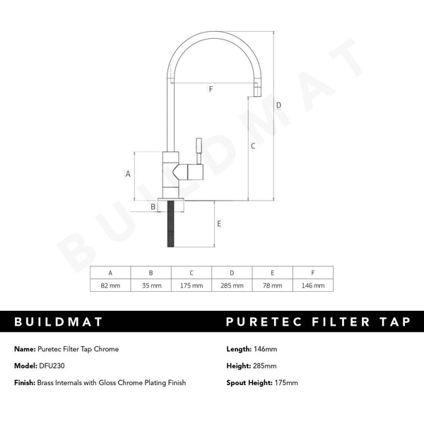Puretec Filter Tap Chrome