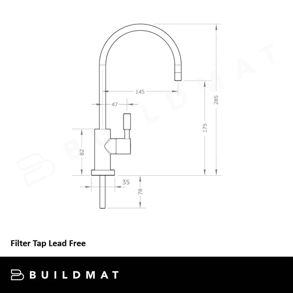 Puretec Filter Tap Brushed Nickel Lead Free