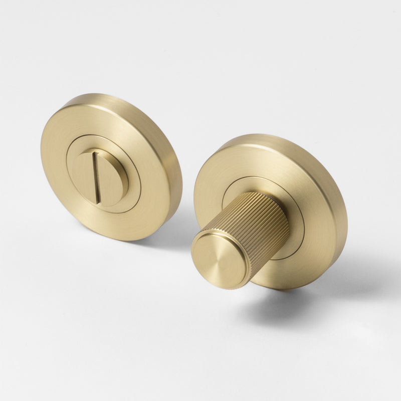 Alma Fernando Linear Lock Set Brushed Brass Gold – Buildmat