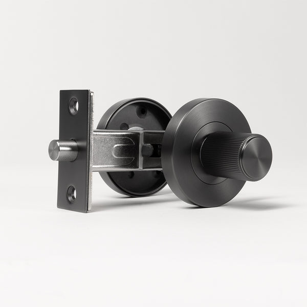 Alma Fernando Linear Lock Set Brushed Gunmetal