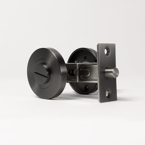 Alma Fernando Linear Lock Set Brushed Gunmetal
