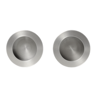 Alma Rian Round Flush Pull Brushed Nickel