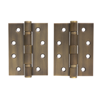 Alma Harriet Door Butt Hinge Brushed Vintage Antique Brass