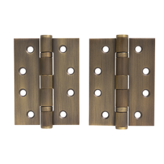 Alma Harriet Door Butt Hinge Brushed Vintage Antique Brass