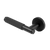 Alma Kani Knurled Dummy Door Handle Matte Black