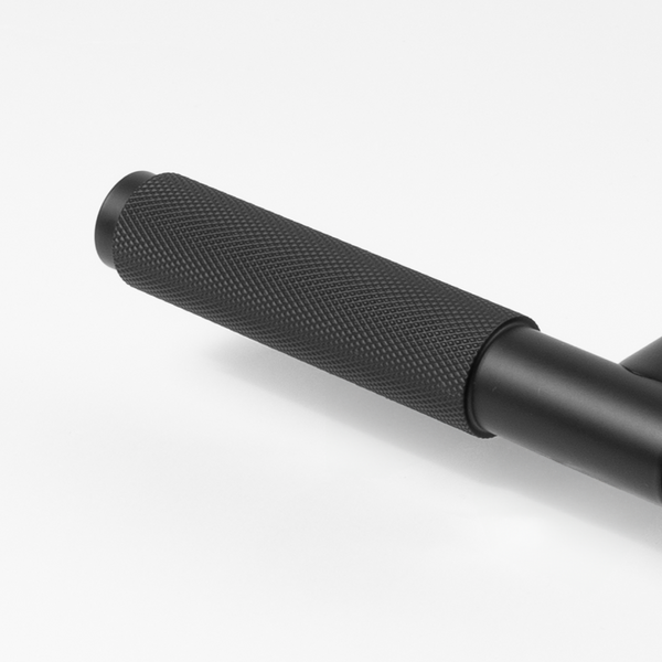 Alma Kani Knurled Dummy Door Handle Matte Black