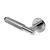 Alma Ivan Door Handle Knurled Chrome CLEARANCE