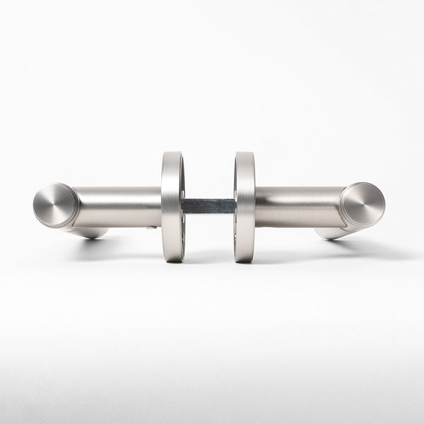 Alma Lio Linear Dummy Door Handle Brushed Nickel