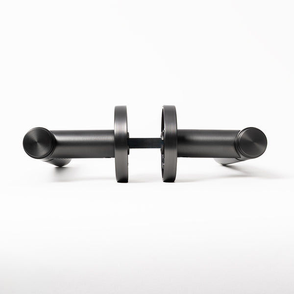 Alma Lio Linear Dummy Door Handle Brushed Gunmetal