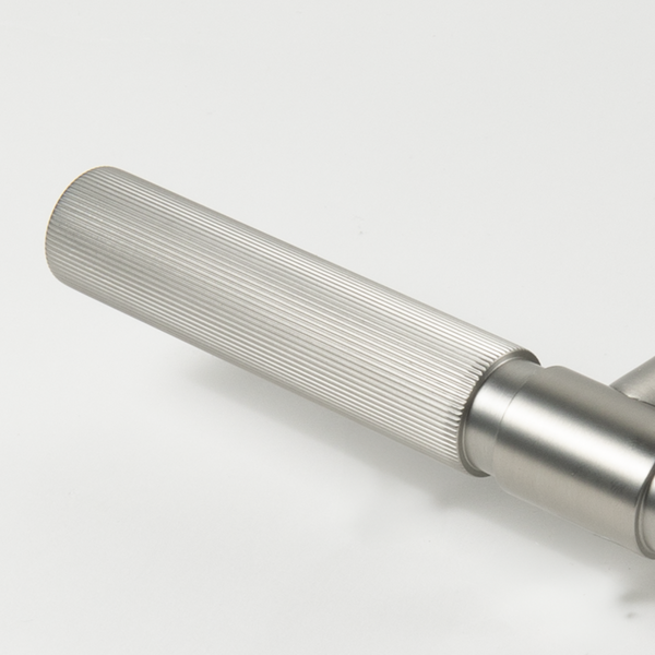 Alma Lio Linear Dummy Door Handle Brushed Nickel
