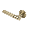 Alma Marko Door Handle Linear Reeded Brushed Brass Gold