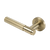 Alma Marko Door Handle Linear Reeded Brushed Brass Gold