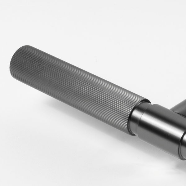 Alma Lio Linear Dummy Door Handle Brushed Gunmetal
